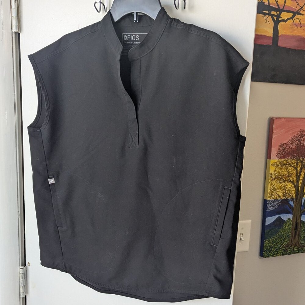 Figs Technical Collection Scrubs Top Men's Size Small